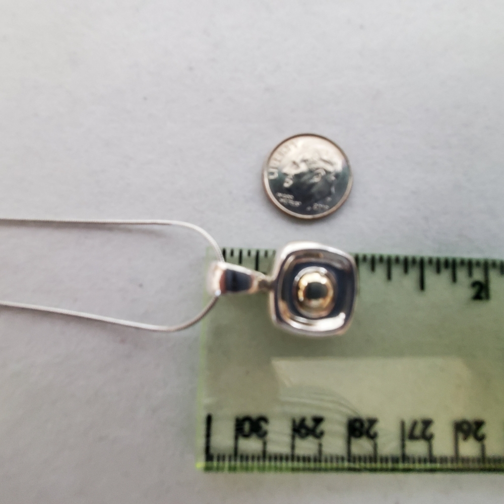 Silpada Sterling and Brass Two-Tone Necklace (Rare) - Picture 16 of 16